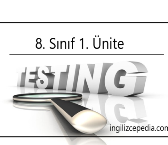 8. sınıf friendship ünite testleri