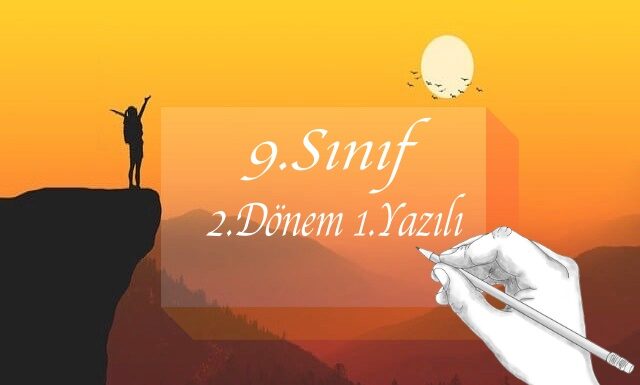 9.sınıf 2.dönem 1.yazılı indir ingilizce